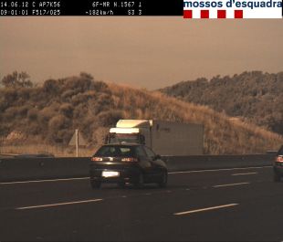 Denunciat un conductor per conduir drogat i a 182 km/h per l’AP-7 a Girona