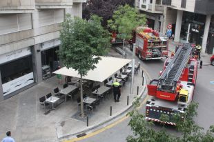 Un incendi crema la cuina d'un restaurant del centre de Girona