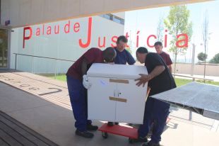 Primers trasllats al nou Palau de Justícia de Girona per estar a ple rendiment a l'octubre