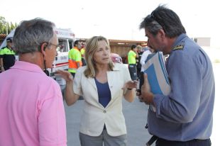 Ortega es reunirà amb els alcaldes de l'Empordà per valorar els danys del foc