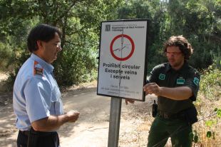 Protecció Civil preveu obrir 7 dels 11 massissos tancats per risc d'incendi aquest diumenge