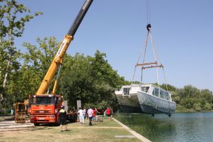 Banyoles recupera la barca de l'Estany, una de les icones turístiques del municipi 