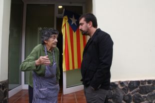 La PAH aconsegueix posposar el desnonament d'una dona de 80 anys i el seu fill a Celrà