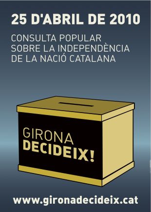 Girona Decideix! qualifica com un 'èxit' les consultes de 25A i anuncia la seva dissolució