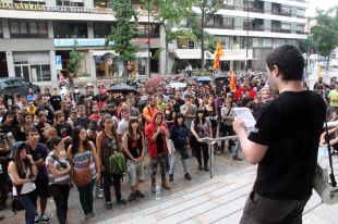 Més de 150 estudiants de la UdG es manifesten 