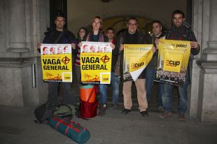 Els regidors de la CUP passaran la nit a l'Ajuntament de Girona en senyal de protesta