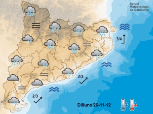 Alerta per tempestes fortes a les comarques gironines