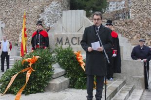 Mas cita a Macià i recorda que 'els drets dels pobles no prescriuen mai'