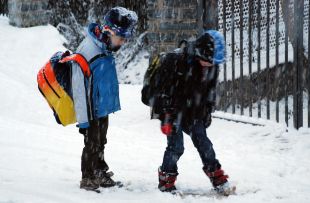 Tanquen l'escola rural de Planoles degut a la nevada