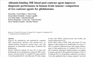 Radiòlegs gironins descobreixen com millorar el diagnòstic de tumors cerebrals agressius