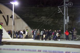 Efectuen un simulacre d'accident al túnel del TAV al Pertús