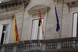 La CUP rebutja el retorn de la bandera espanyola a l'Ajuntament de Banyoles