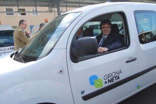 'Girona+neta' estrena vint vehicles elèctrics