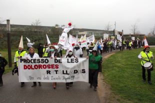 La 'Processó de les doloroses retallades'