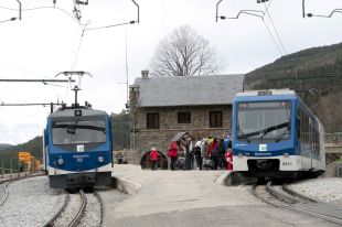 Anuncien tres dies de vaga als trens cremallera de Núria i La Molina per Setmana Santa