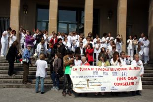 Els treballadors del Trueta tornen a sortir al carrer