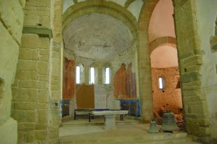 Comencen les obres d'estabilització del monestir de Sant Miquel de Cruïlles