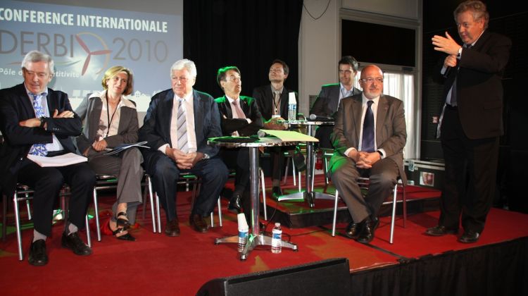 Un moment de la presentació de l'acord, en el marc de la conferència internacional DERBI 2010 a Perpinyà © ACN