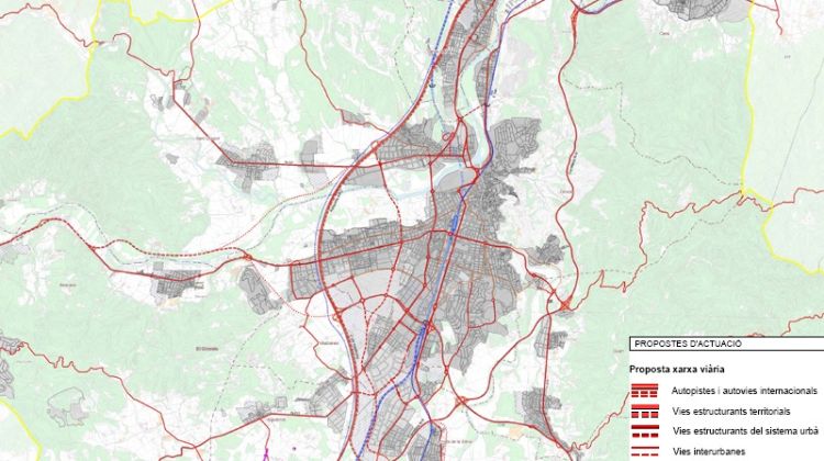 Plànol de propostes en infraestructures © AG