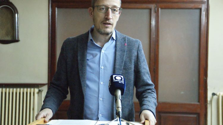 El regidor de Promoció Econòmica d'Olot, Estanis Vayreda