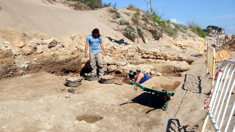 Zona d'Empúries on s'estan fent excavacions. ACN