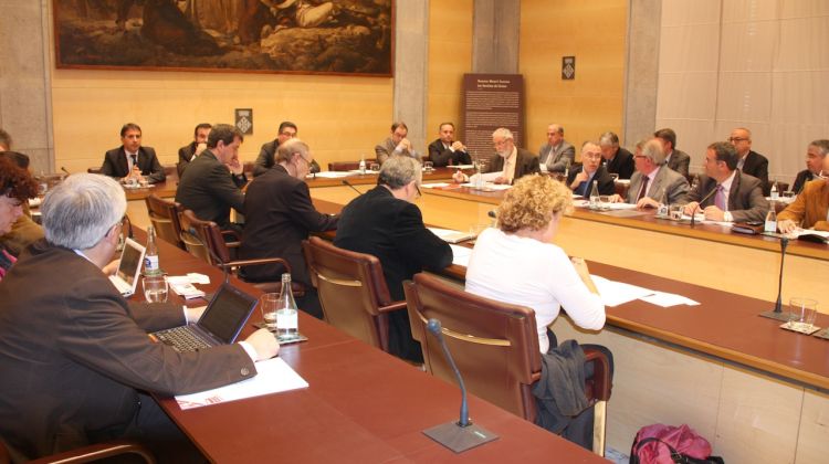 Un moment del Ple celebrat aquest dimarts a la Diputació de Girona © ACN