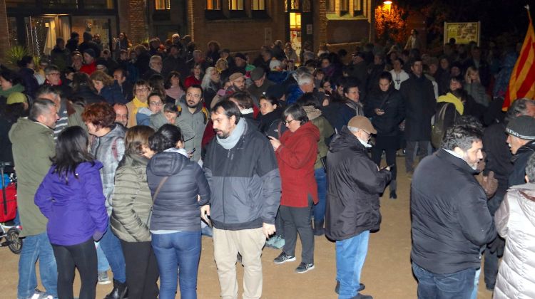 Pla general d'alguns dels concentrats a Celrà aquesta tarda. ACN