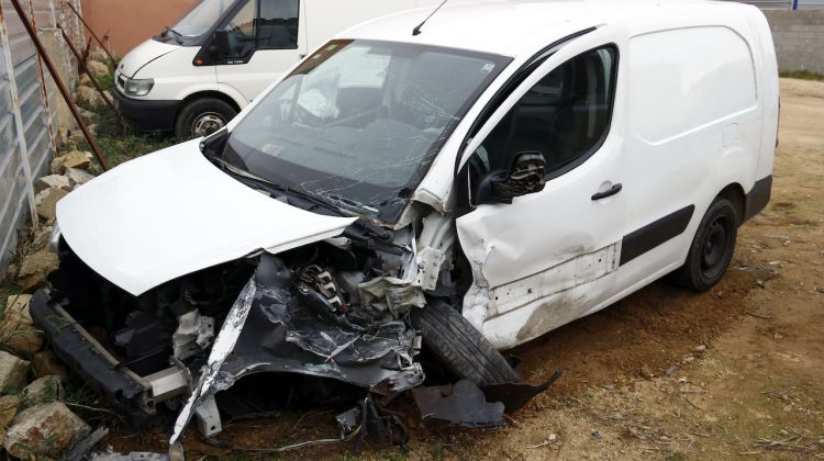 Un dels vehicles implicats en l'accident. ACN