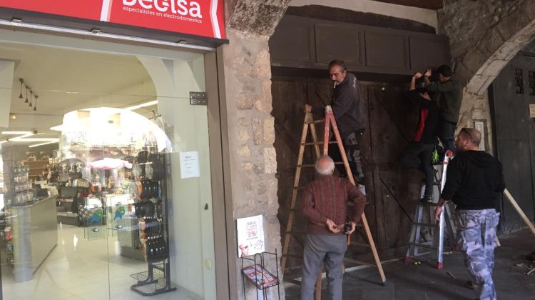 Un dels comerços on han fet proves del decorat. El Gerió Digital