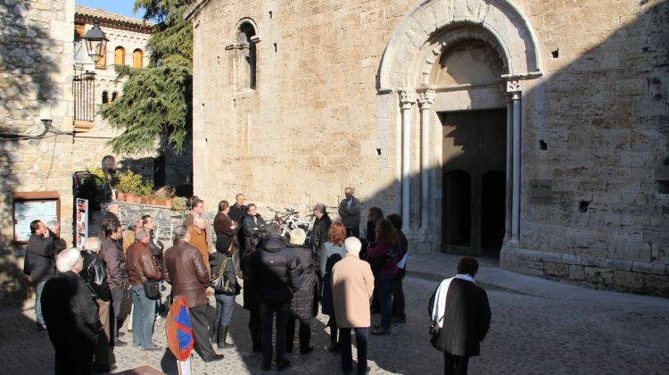 L'església de Sant Vicenç ja compta amb la nova façana © Vadó Buch