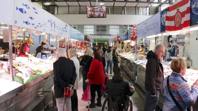 El Mercat del Lleó, aquest migdia. ACN