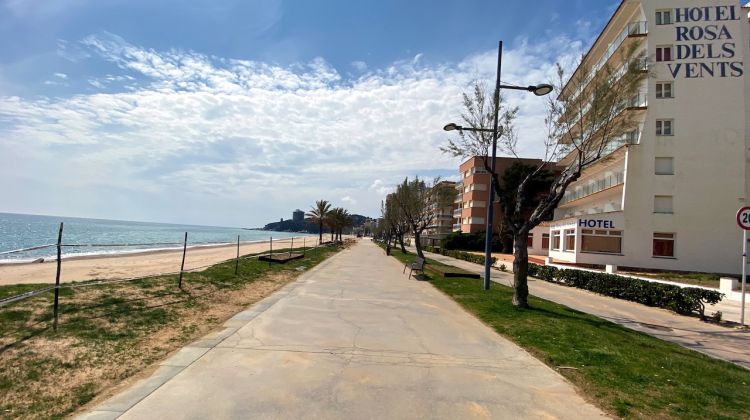 Establiments hotelers a primera línia de mar a Sant Antoni de Calonge, tancats a els portes de Setmana Santa. ACN