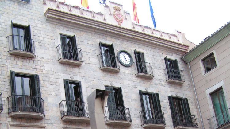Façana de l'Ajuntament de Girona © ACN