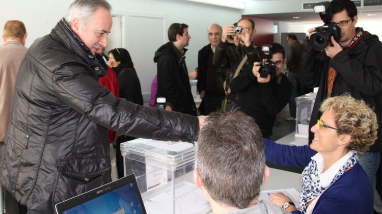 Joan Carretero també ha participat de la jornada votant a Palamós © ACN
