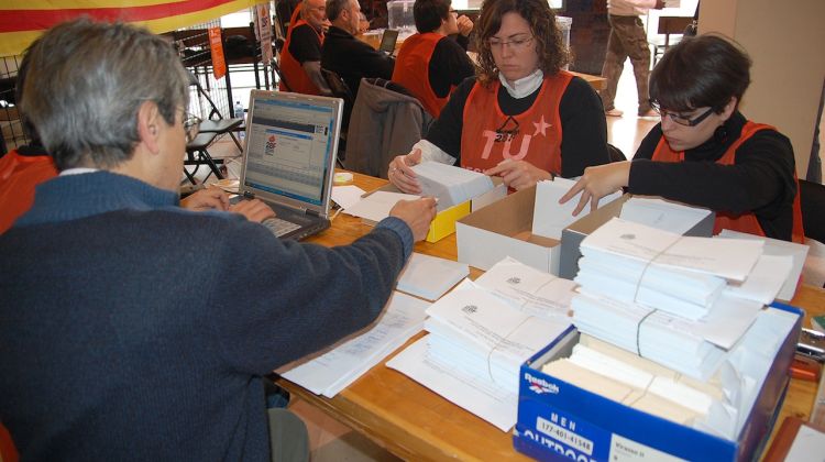 A la Bisbal d'Empordà un 10% de la població ha votat de forma anticipada © ACN