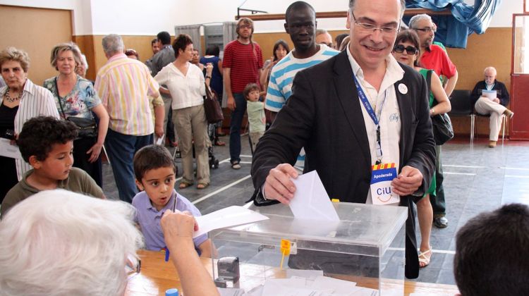 Jaume Torramadé (CiU) votant © ACN