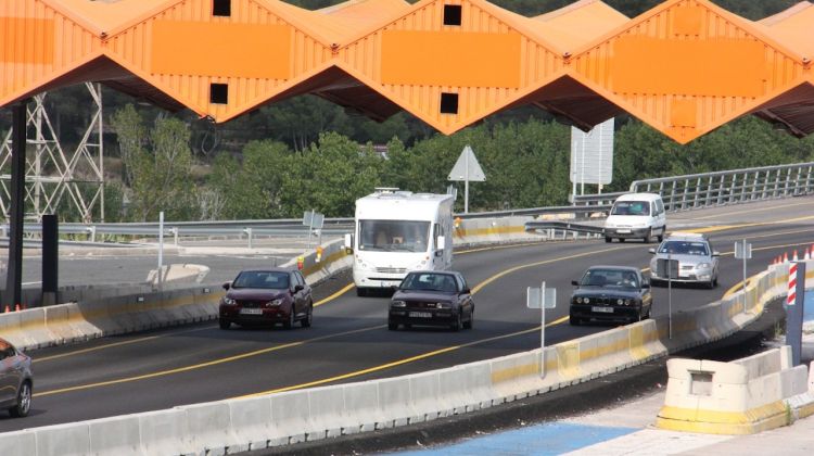 Imatges de l'antic peatge de l'AP-7 a l'alçada de Tarragona © ACN