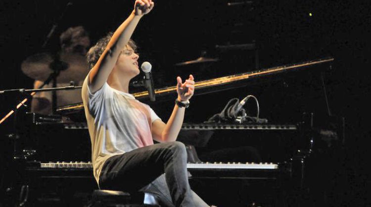 Jamie Cullum actuant a Peralada