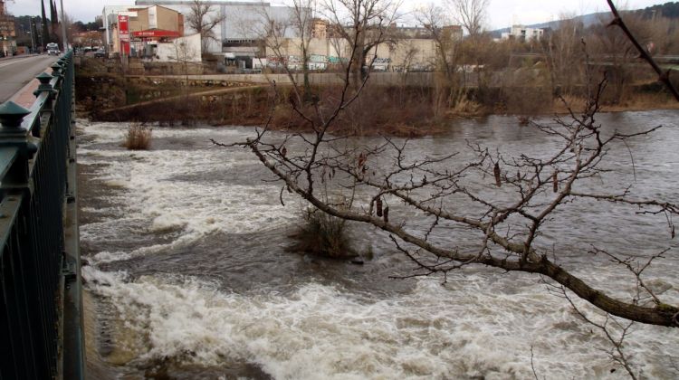 El riu Ter des del Pont de la Barca, a Girona. ACN