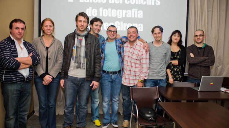 Foto de família amb els guanyadors, organitzadors i jurat © Pau Moya/Giroimatges.com