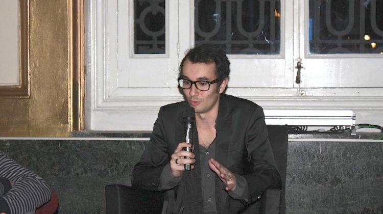 Jair Domínguez en un moment de la presentació de 'Hawaii Meteor' © AG