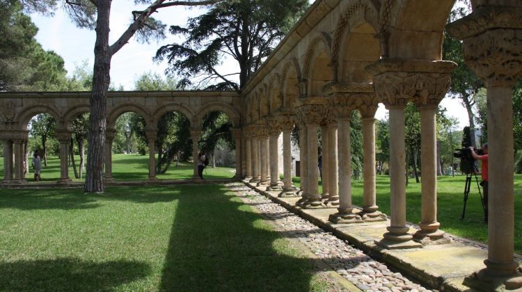 El claustre romànic situat a la finca Mas del Vent de Palamós © ACN