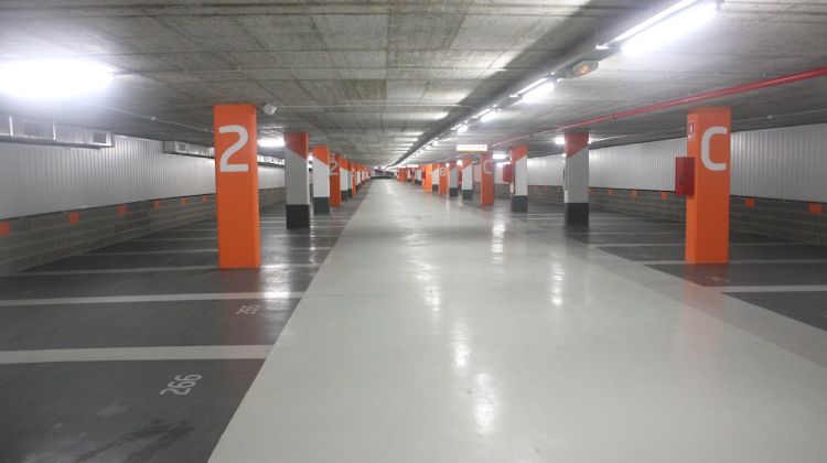 L'aparcament compta amb dues plantes i 275 places © M. Estarriola