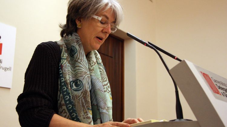 Maria Mercè Roca ha participat en la lectura continuada de l'obra de Josep Pla © ACN