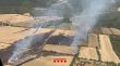 Un incendi entre Terrades i Llers afecta una granja i mobilitza 13 dotacions dels Bombers