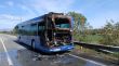 Extingit un incendi en un autobús a l'N-II a Figueres