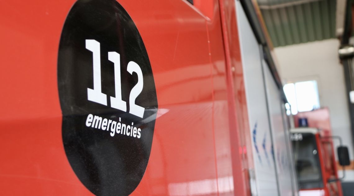 Incendi d’un sofà en un pis de Font de la Pólvora deixa dos ferits menys greus