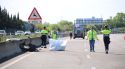 Un conductor temerari topa amb sis cotxes i mata una persona a l'AP-7 a Vilablareix
