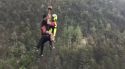 Evacuen en helicòpter una excursionista indisposat al Salt del Grill