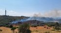 19 dotacions de Bombers lluiten contra un incendi a la Font de la Pólvora de Girona